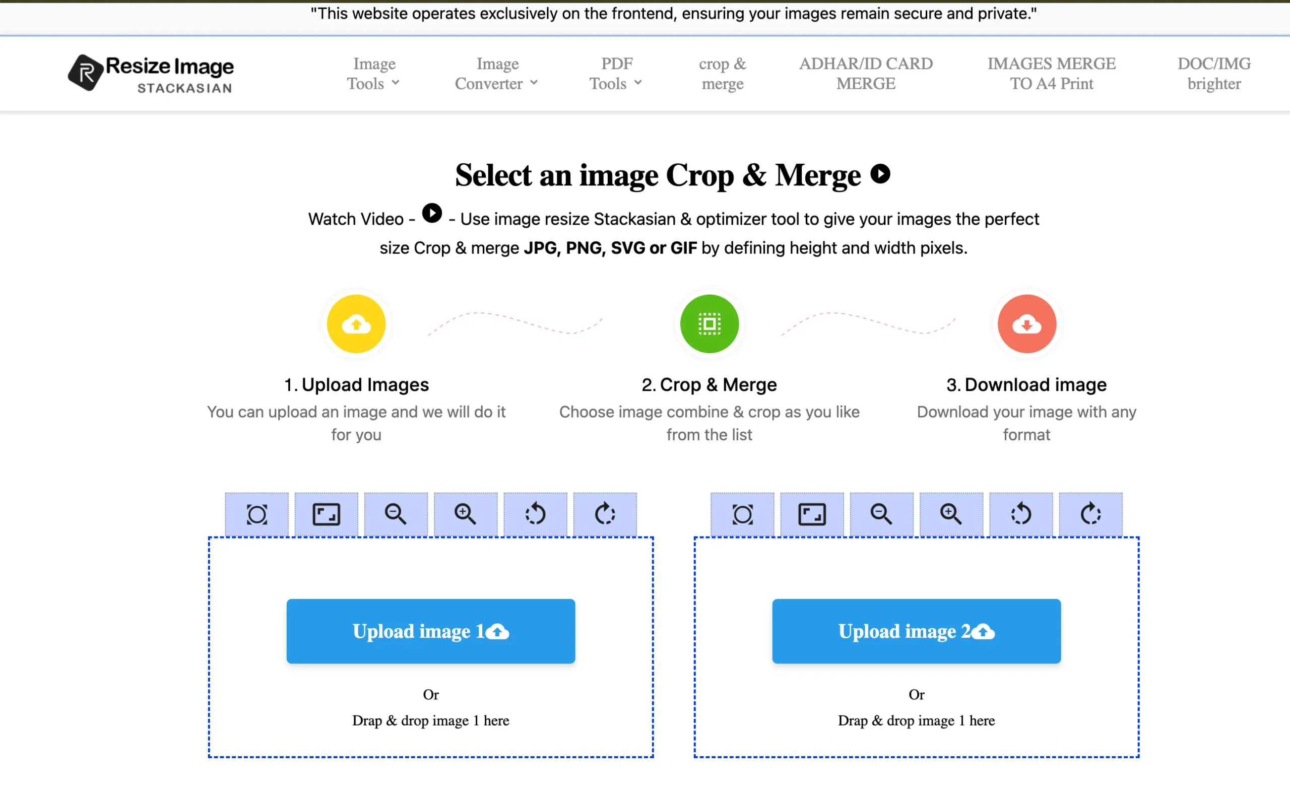 AADHAR ID Cards: Merge Front and Back for Seamless Identification
