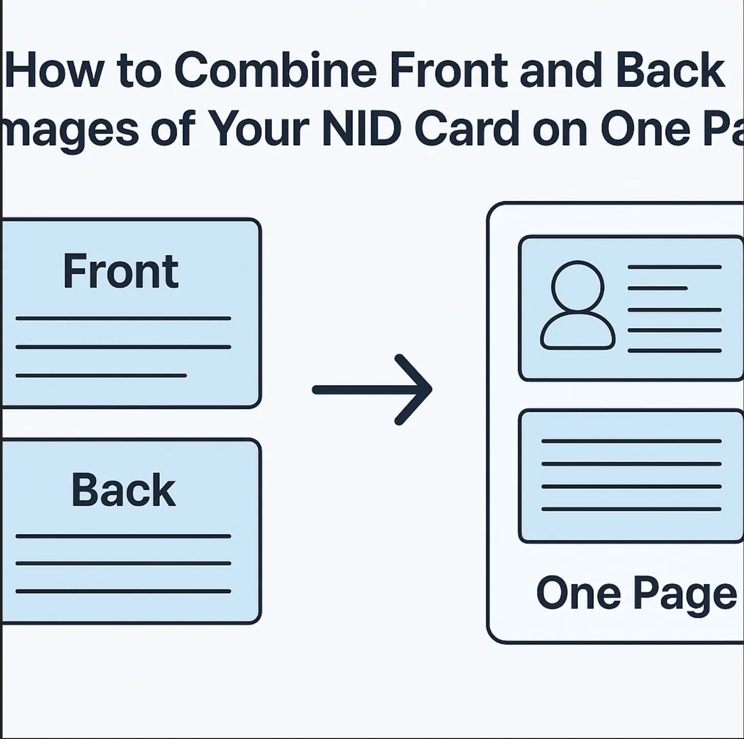 How to Combine Front and Back of Your NID Card on One Page – Easy Online Guide for Nepali Citizens