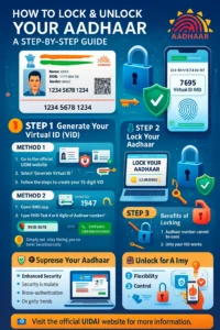 lock aadhar