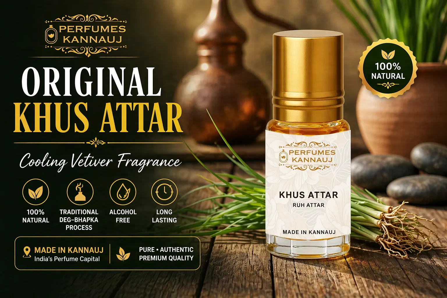 Khus Attar by Perfumes Kannauj – The Secret Cooling Fragrance You’ll Want All Summer